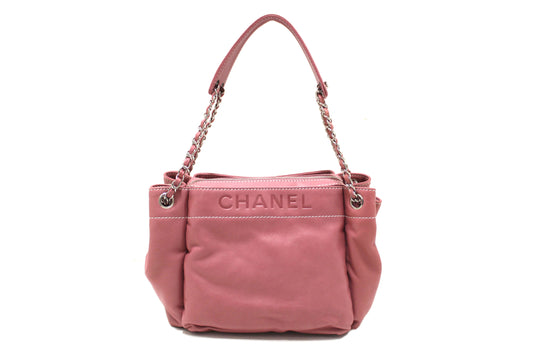 Chanel Pink Lambskin Leather Shoulder Bag | Havik Shop.com - Shop Now at Havik Shop.com