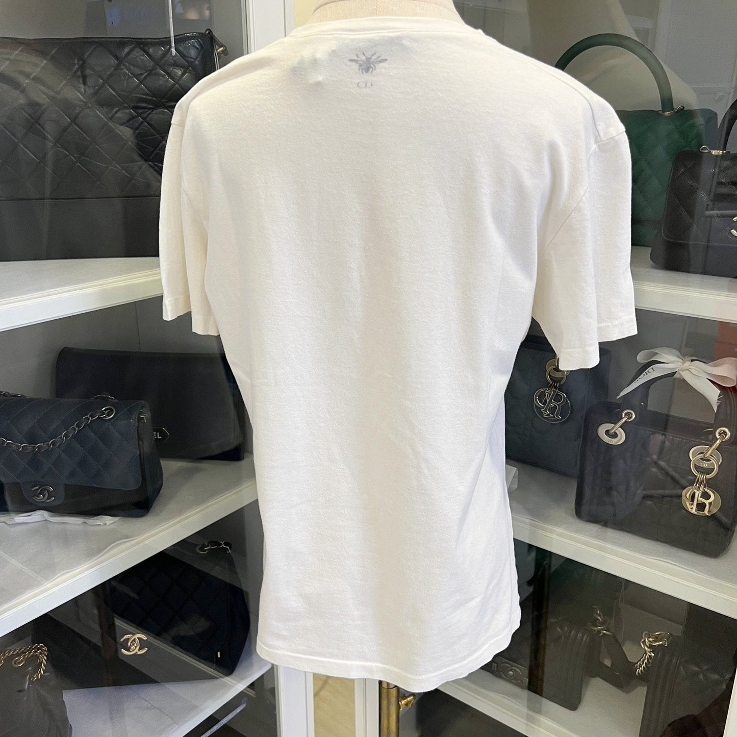 Dior J'adior Cut & Sew Women Number 8 Tee Sz M