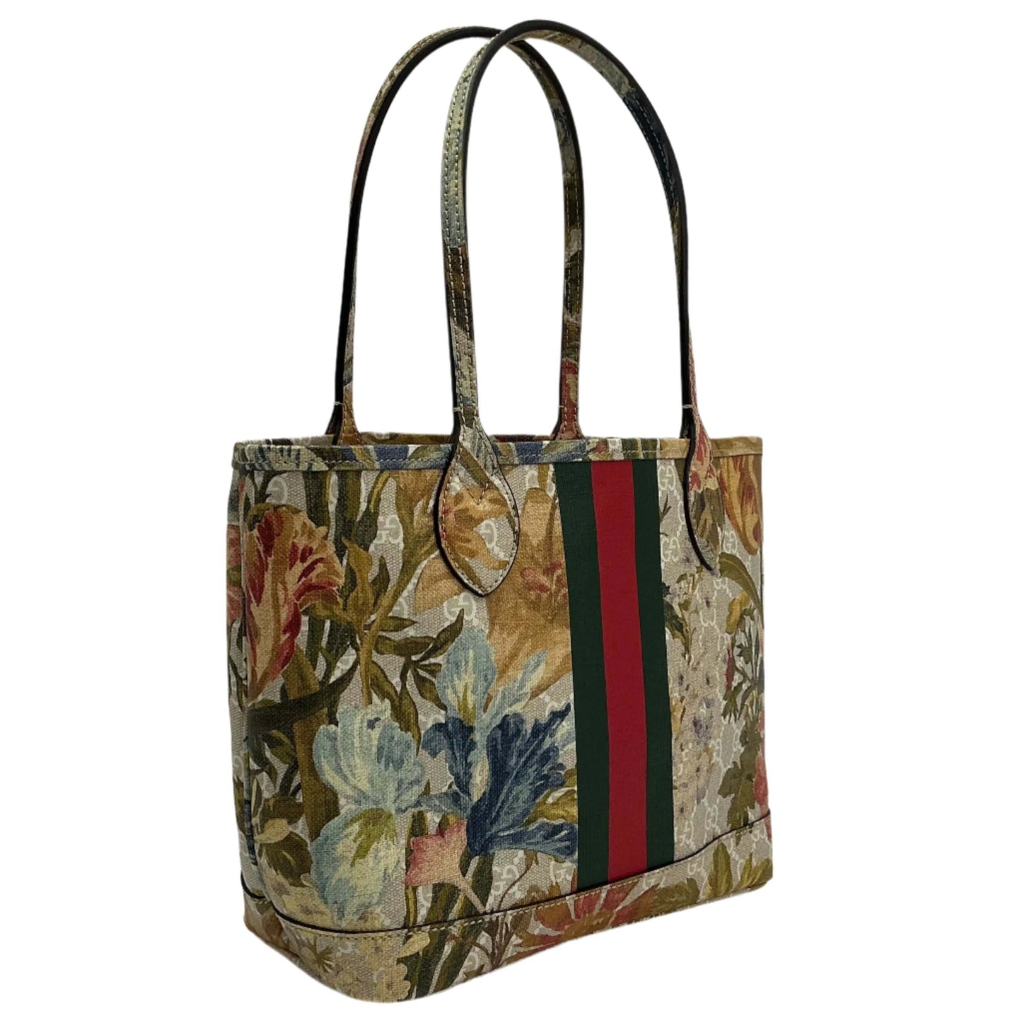 Gucci Ophidia Small GG Supreme Flora Canvas Tote Bag – Multicolor Floral