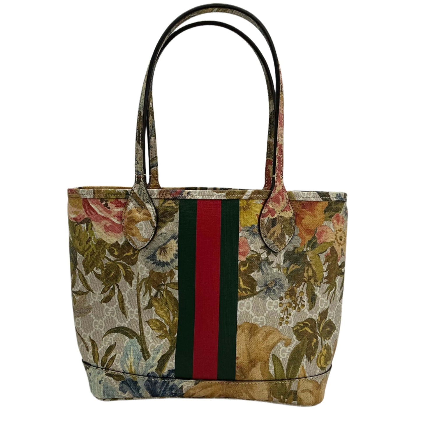 Gucci Ophidia Small GG Supreme Flora Canvas Tote Bag – Multicolor Floral
