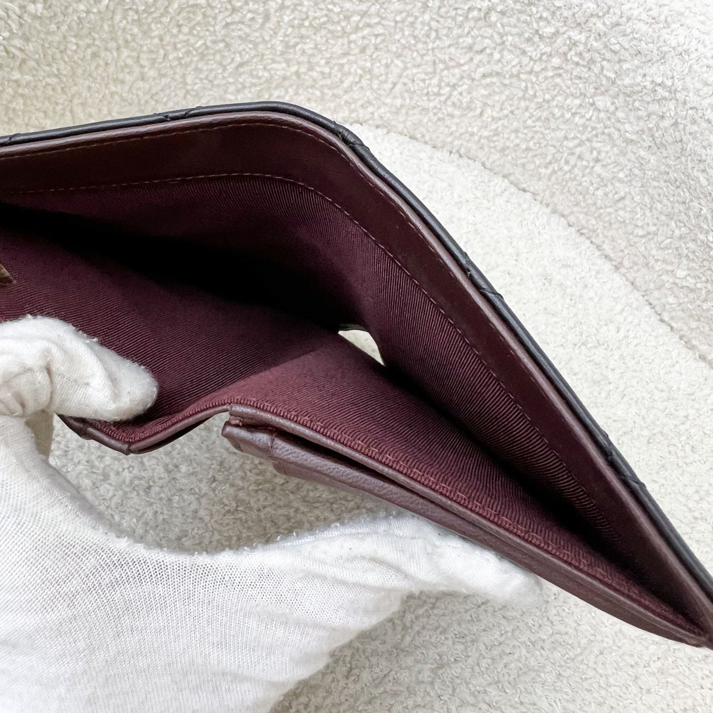 Chanel Yen Bifold Long Wallet in Black Lambskin and SHW