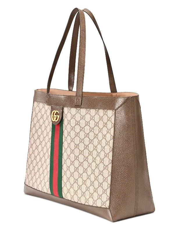 GUCCI OPHIDIA SOFT GG SUPREME MEDIUM TOTE BAG