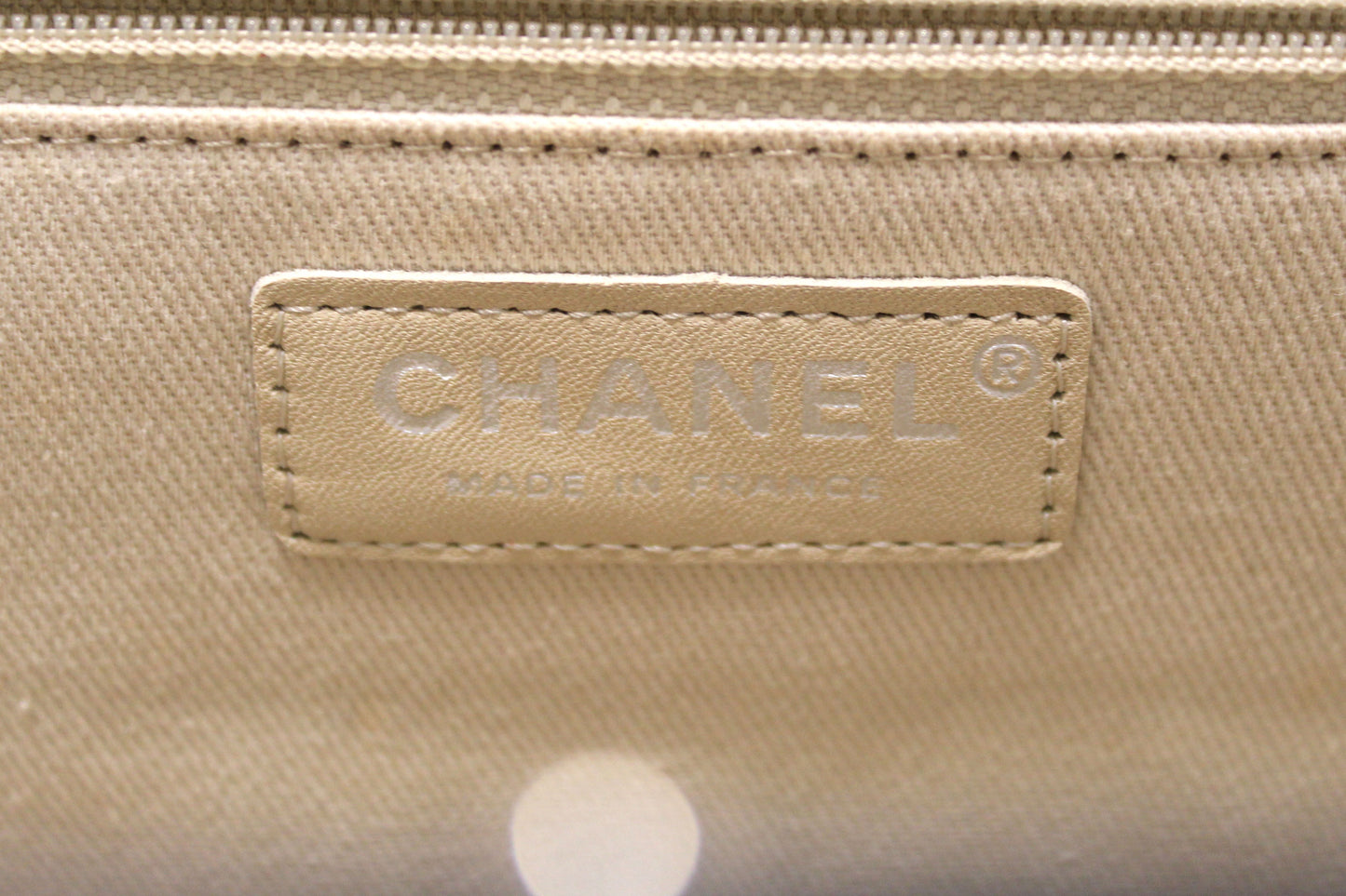 Chanel Quilted Blue Caviar Leather Shopper Shoulder Tote Bag