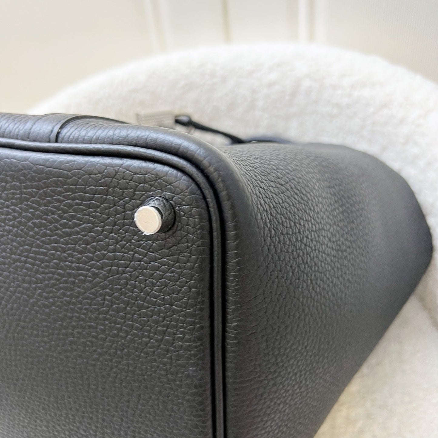 [Havik Shops New] Hermes Picotin 18 in Black Noir Clemence Leather and PHW