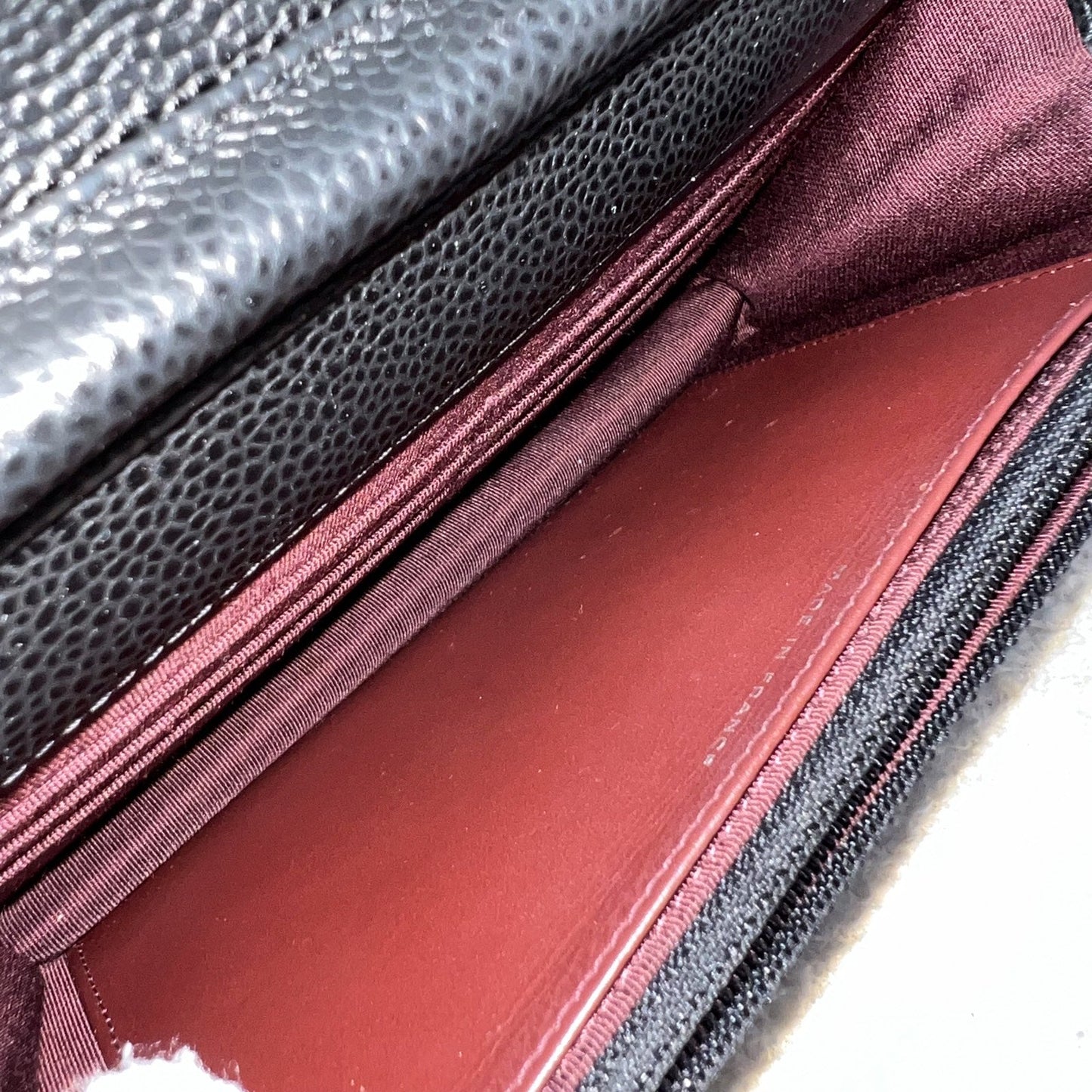 Chanel Classic Wallet on Chain WOC in Black Caviar and SHW (Model: A33814)