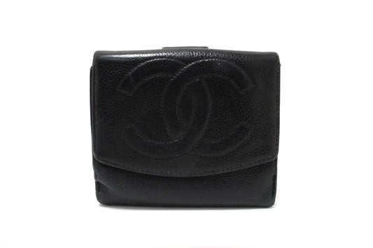 Vintage Chanel Black Caviar Leather Timeless CC Sma | Havik Shop.com - Now at Havik Shop.com