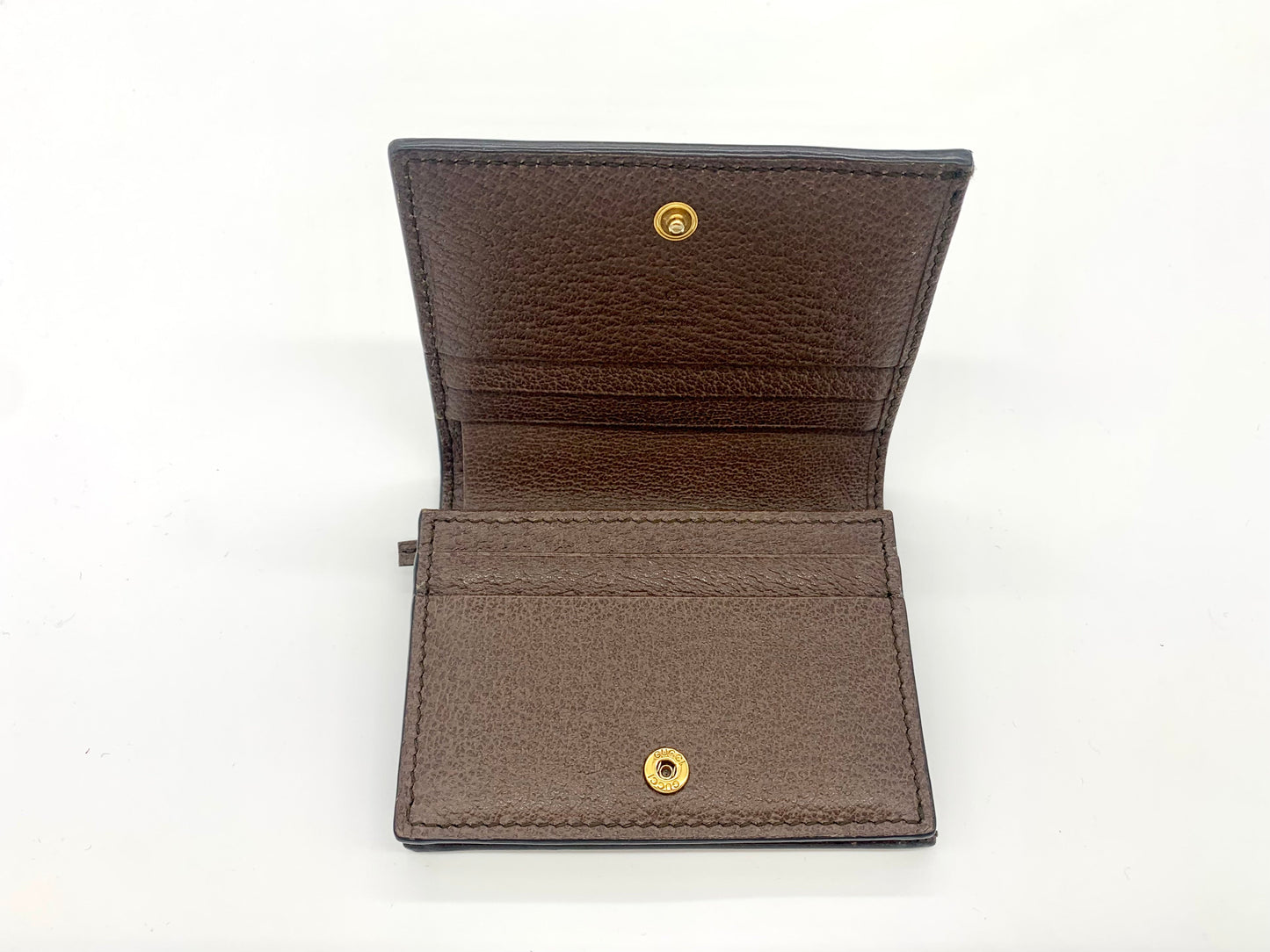 GUCCI GG SUPREME OPHIDIA CARD CASE