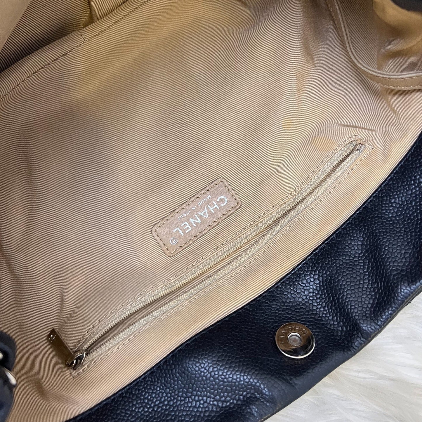 Chanel Timeless CC Tote Bag in Black Caviar and SHW