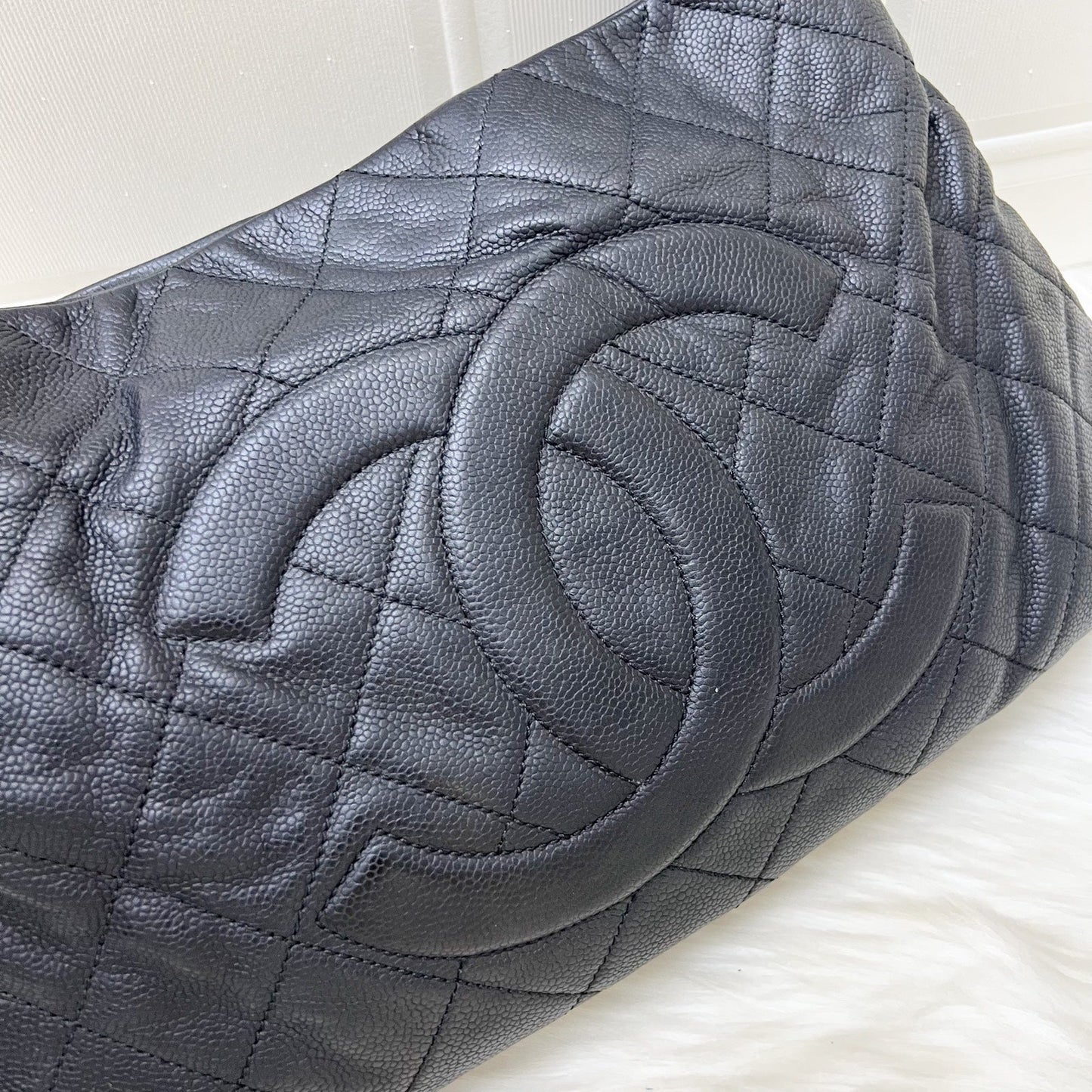 Chanel Timeless CC Tote Bag in Black Caviar and SHW