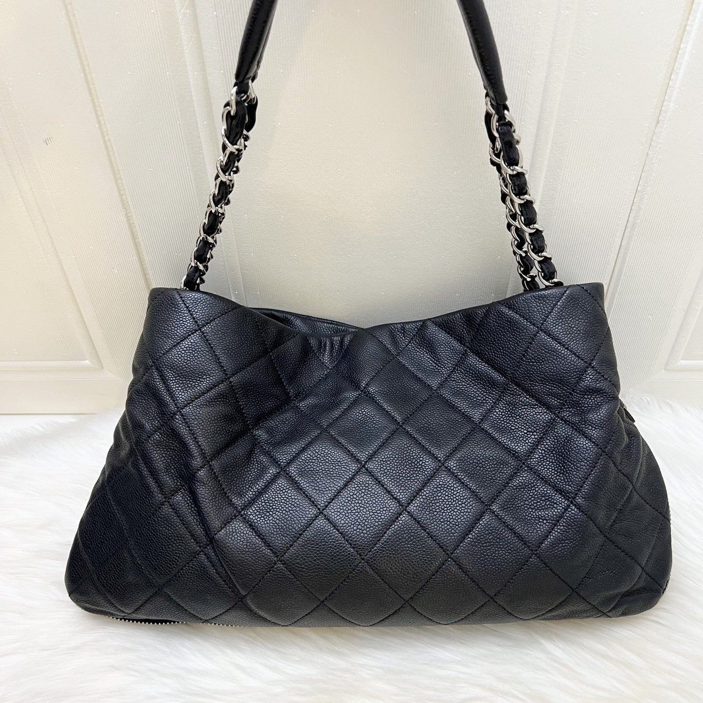 Chanel Timeless CC Tote Bag in Black Caviar and SHW