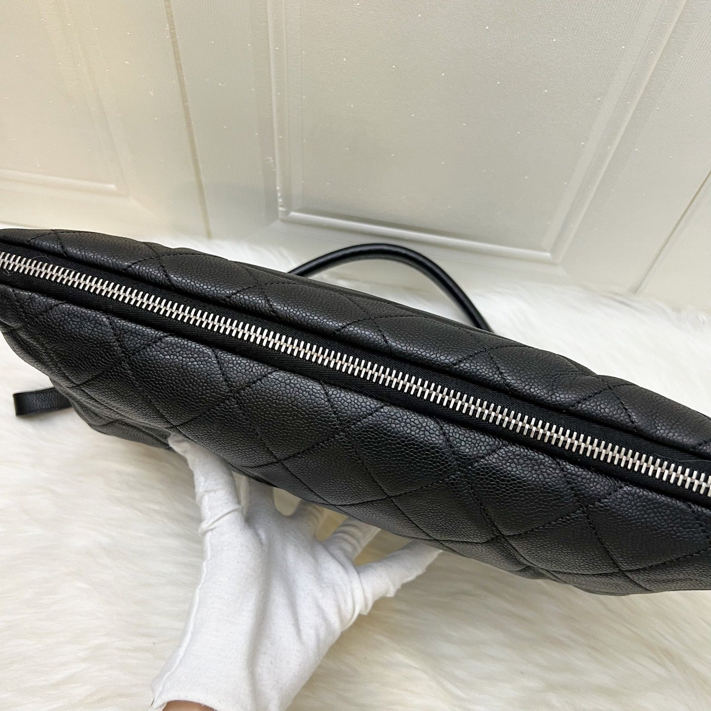 Chanel Timeless CC Tote Bag in Black Caviar and SHW