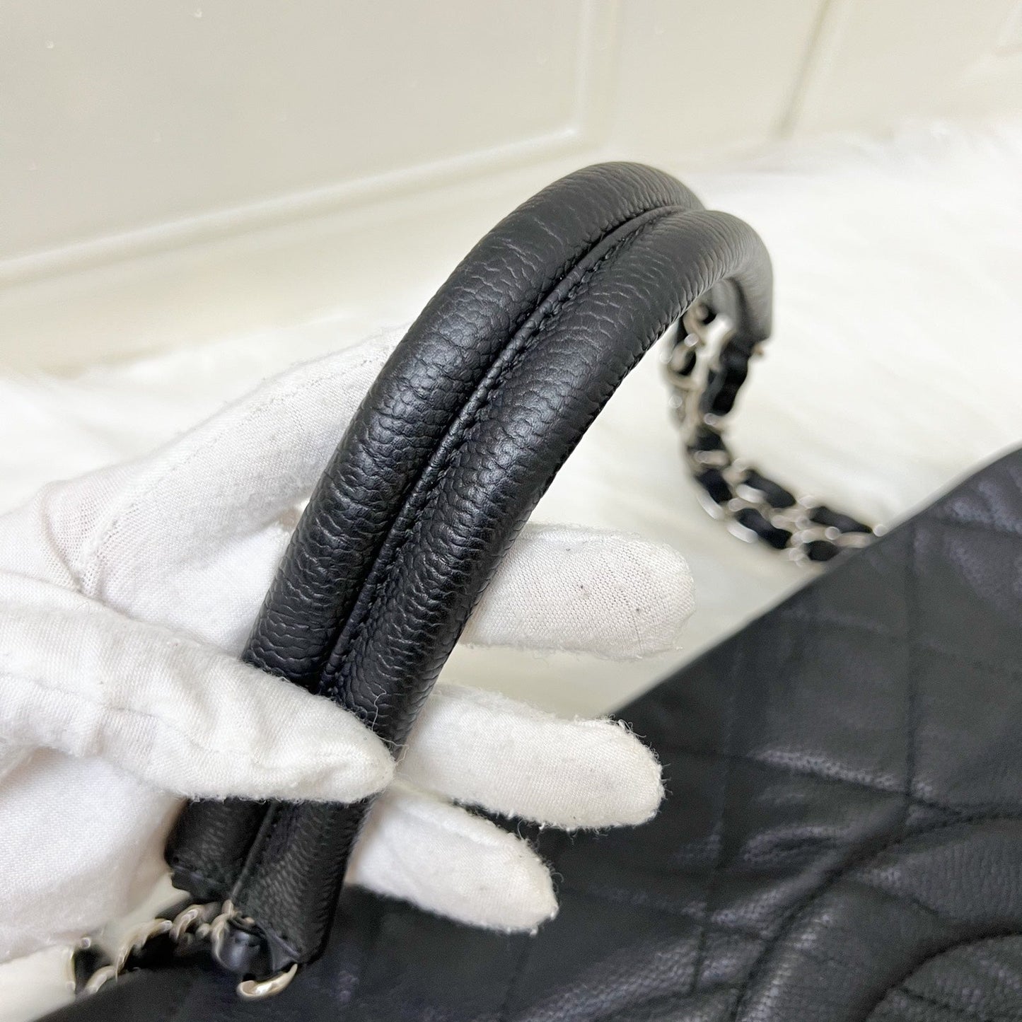 Chanel Timeless CC Tote Bag in Black Caviar and SHW