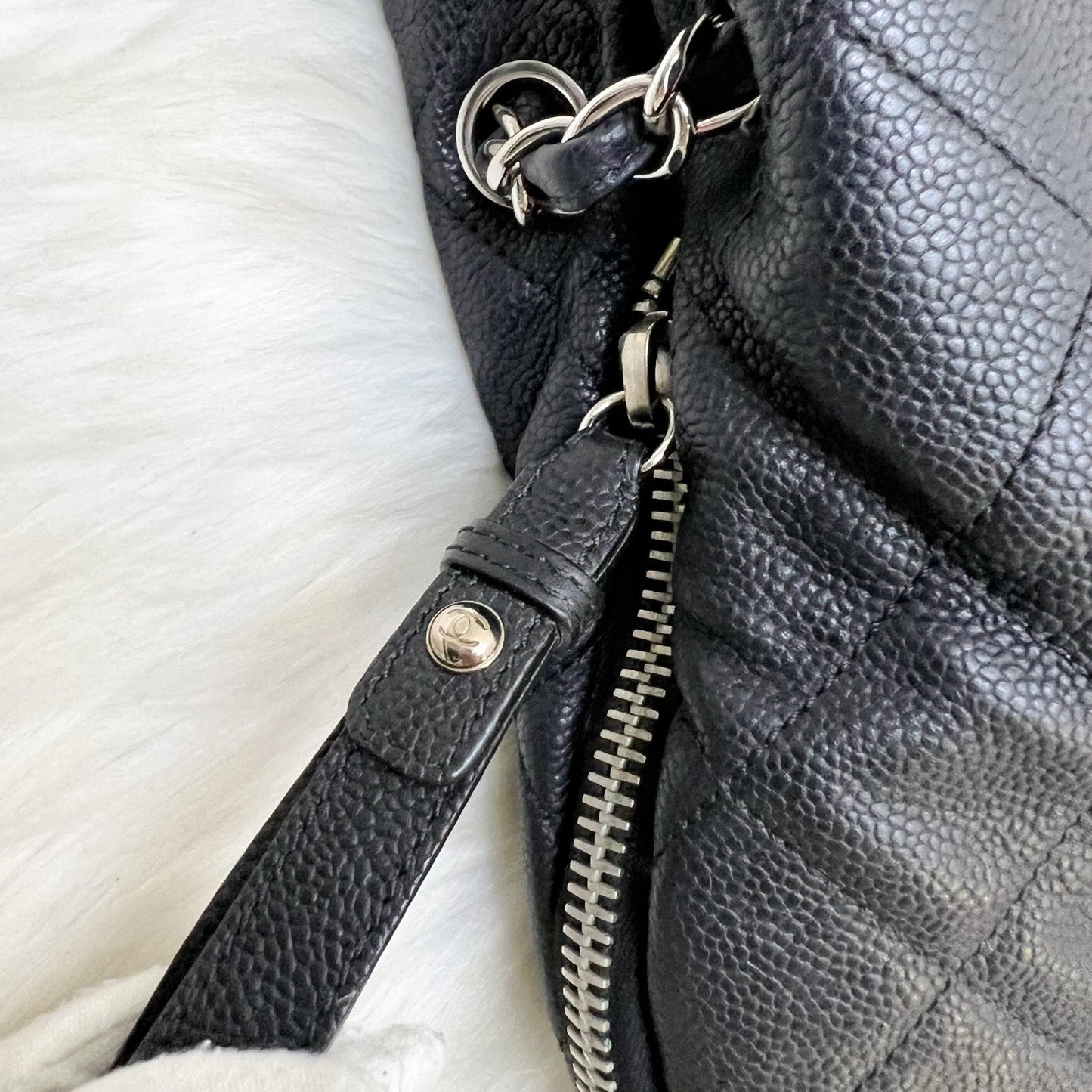 Chanel Timeless CC Tote Bag in Black Caviar and SHW