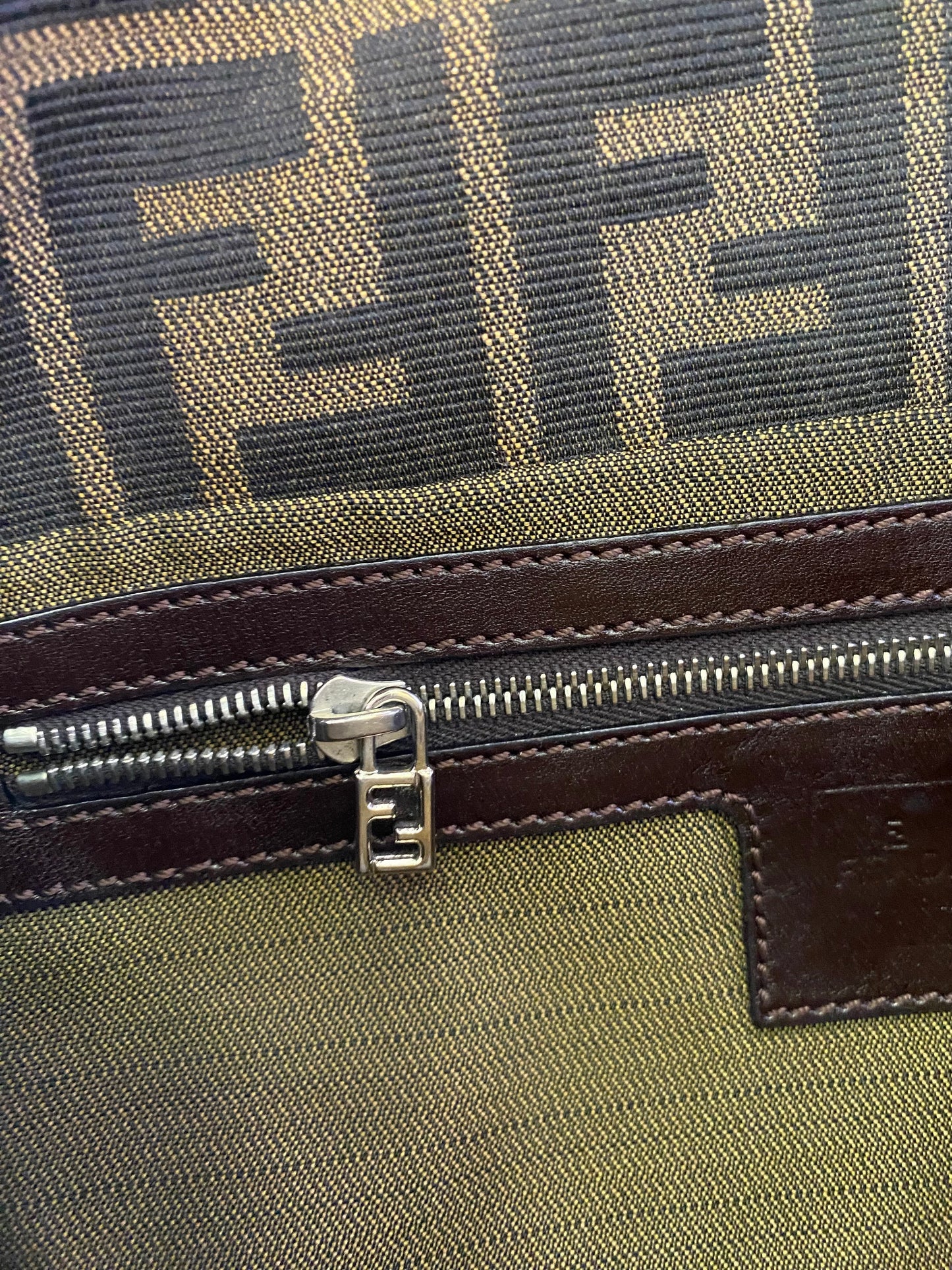 Vintage Fendi Zucca Baguette