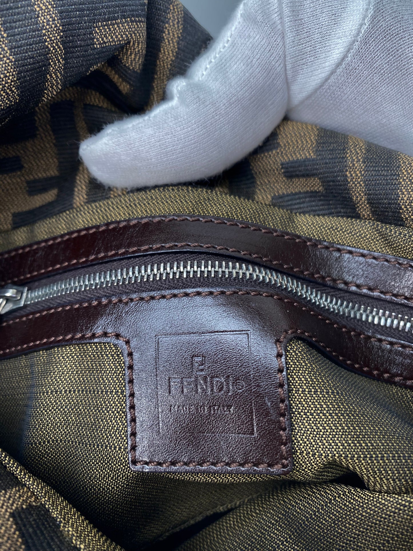 Vintage Fendi Zucca Baguette