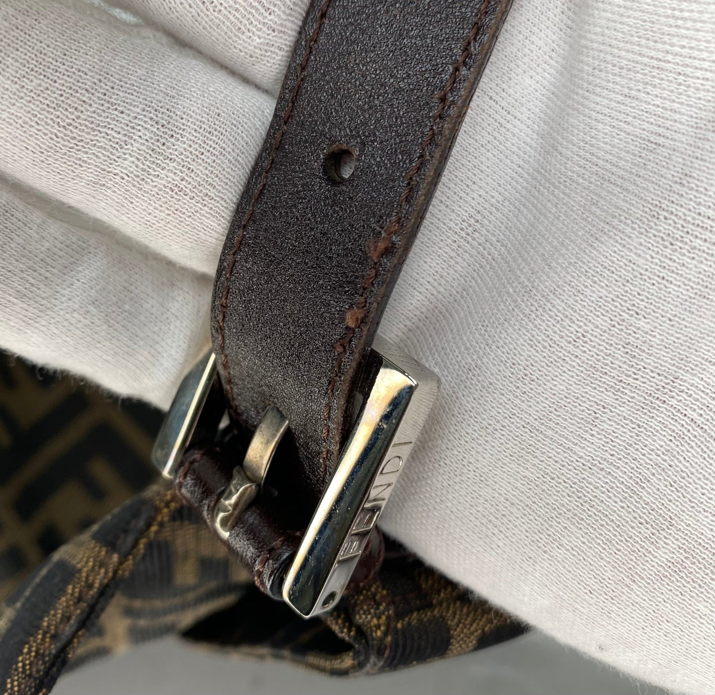 Vintage Fendi Zucca Baguette