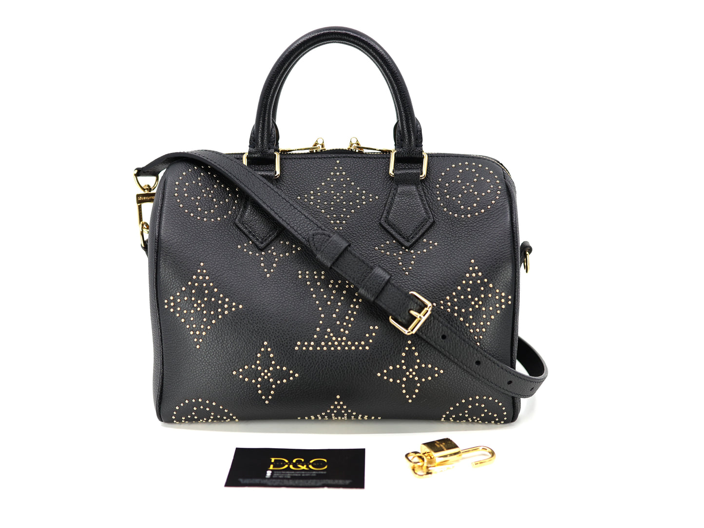 Louis Vuitton  Empreinte Monogram Giant Studded Speedy Bandouliere 25