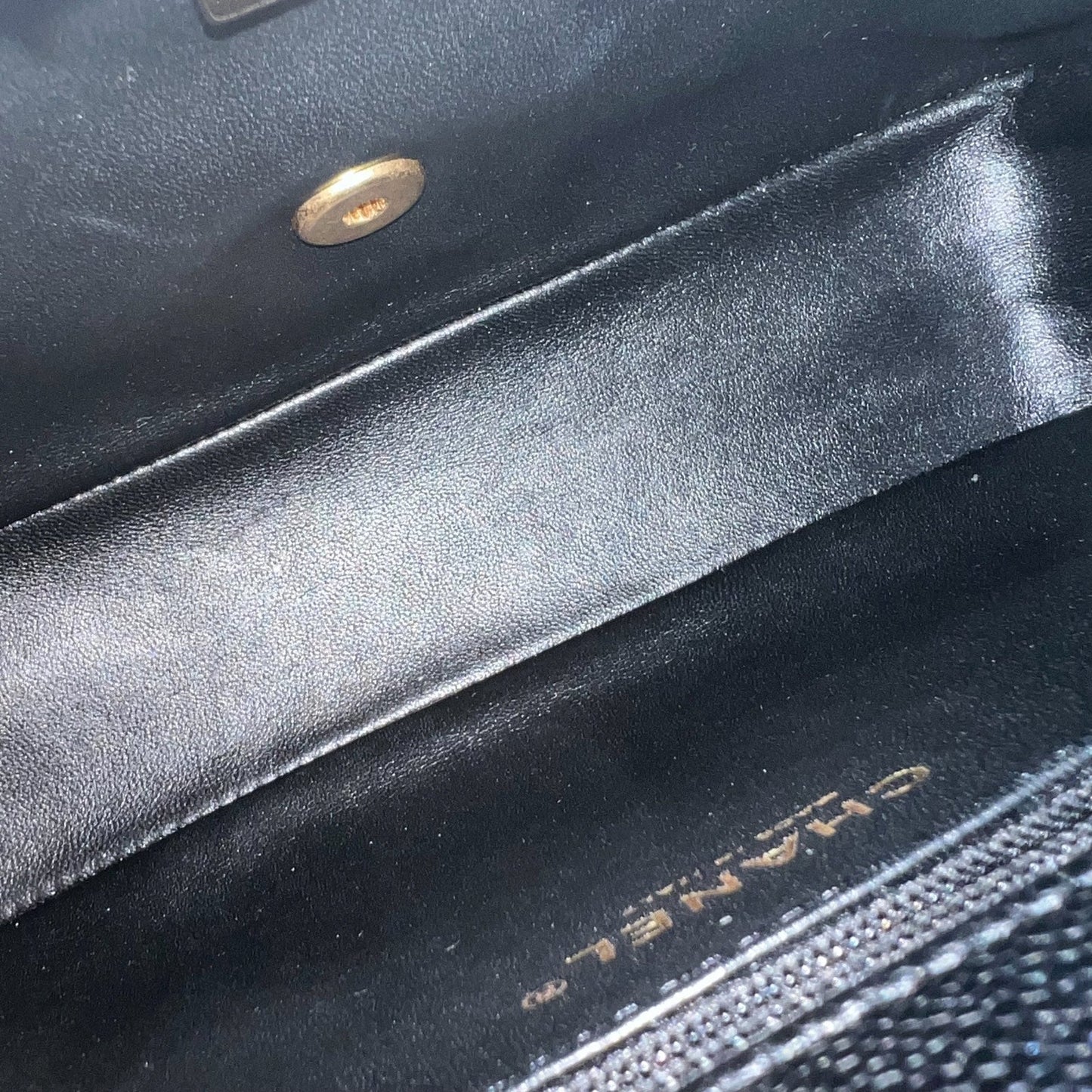 Chanel 23P / 24P Heart Adjustable Chain Small / Medium 24cm Flap Bag in Black Caviar AGHW (Model: AS3921)