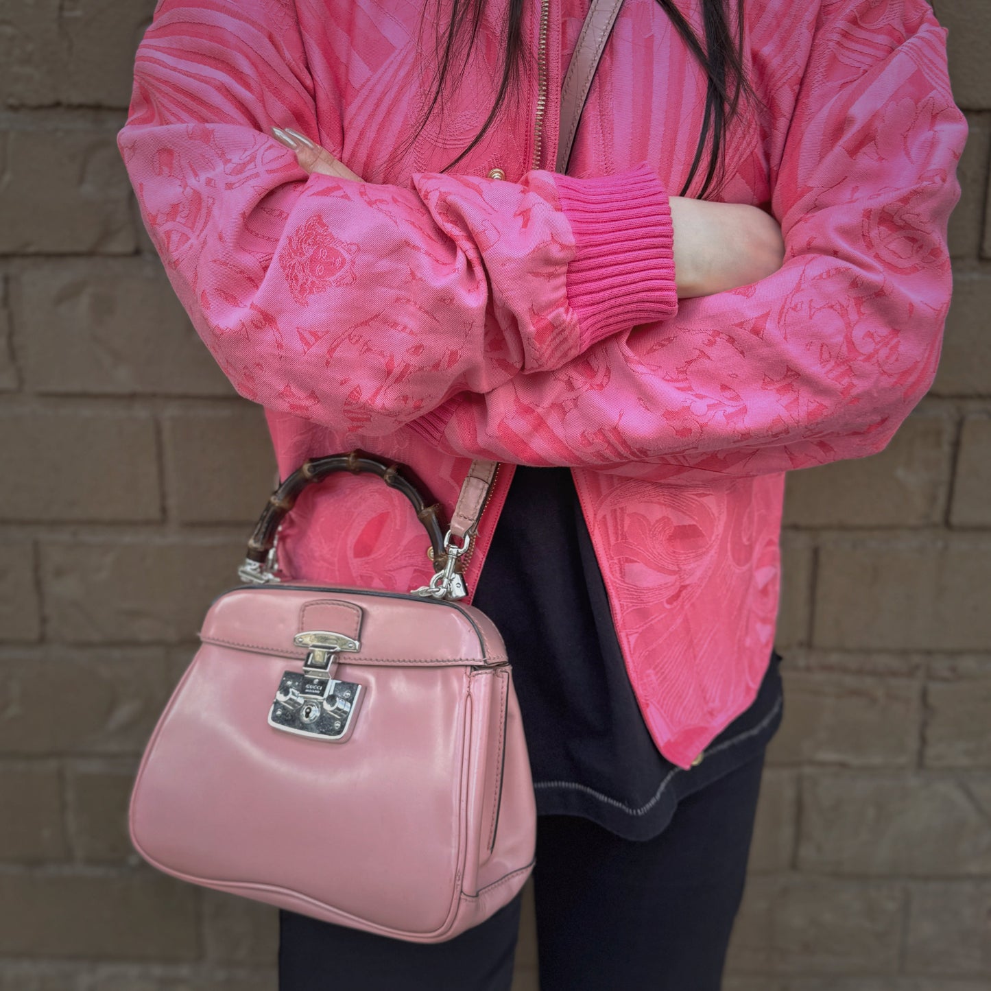 Gucci Lady Lock Bamboo Handle Bag