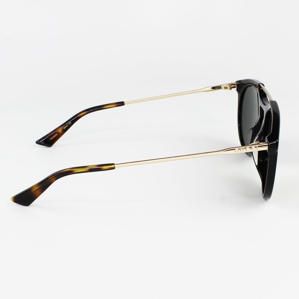 Gucci GG0320S 001 Black/Gold Frame Sunglasses Gray Lens