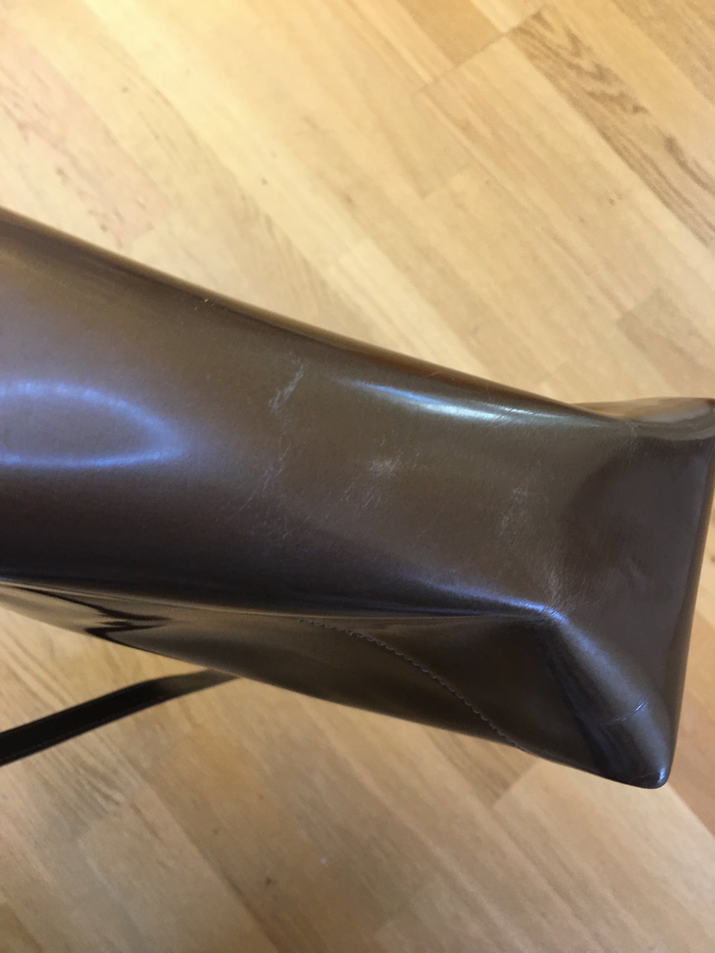 CHRISTIAN DIOR Malice Handbag in Brown Leather