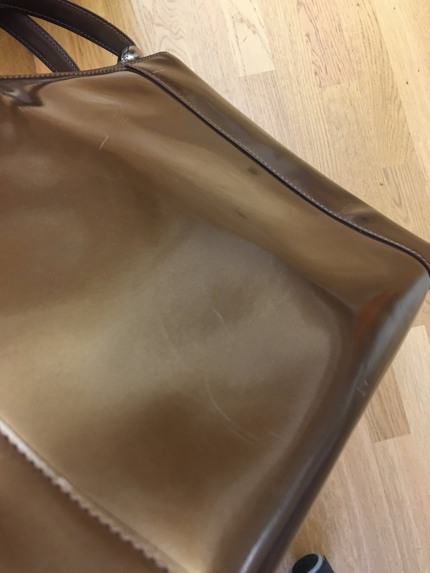 CHRISTIAN DIOR Malice Handbag in Brown Leather