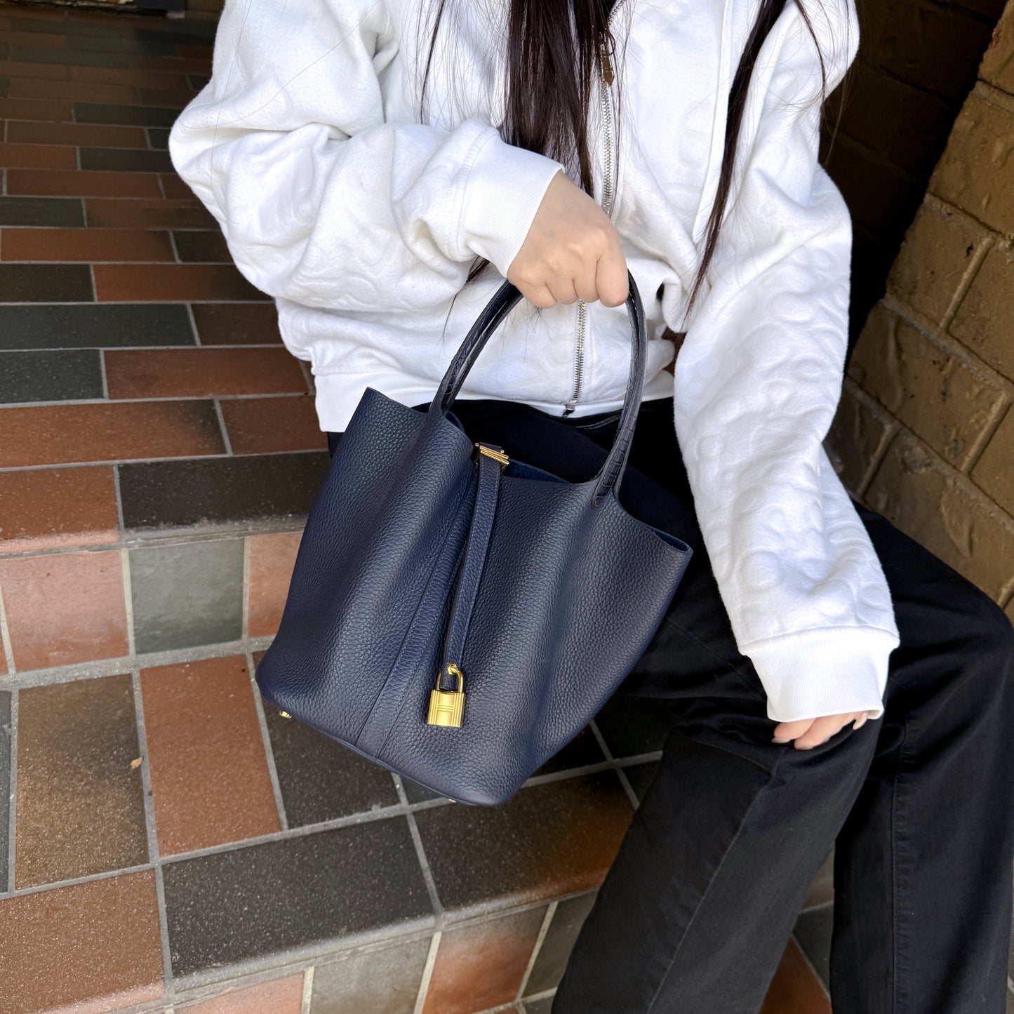 Hermes Picotin Lock 22 Touch Blue