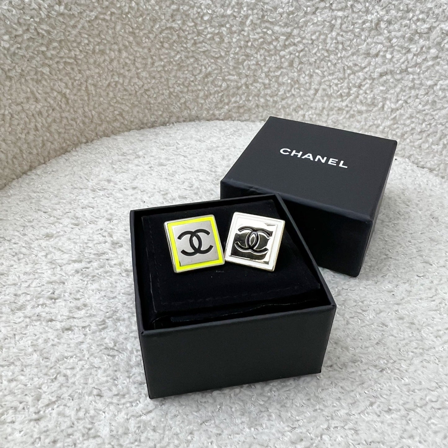 Chanel Pair of Pins (Brooches) in SHW