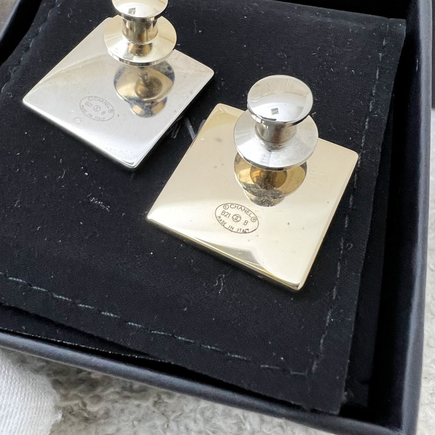 Chanel Pair of Pins (Brooches) in SHW