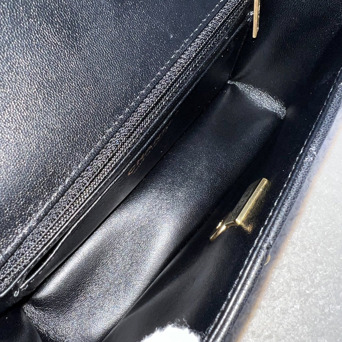 Chanel 24C "Pick Me Up" Top Handle Mini Rectangular Flap in Black Lambskin and AGHW (Model: AS4362)