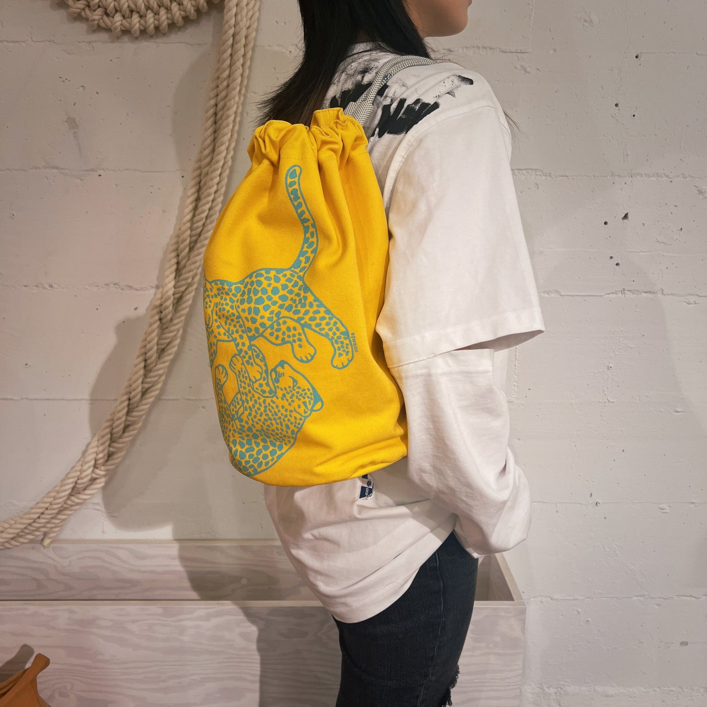 Hermes Yellow Matelo Backpack