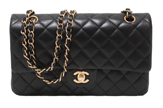 Chanel Classic Black Quilted Lambskin Leather Classic Medium Do | Havik Shop.com - Shop Now at Havik Shop.com