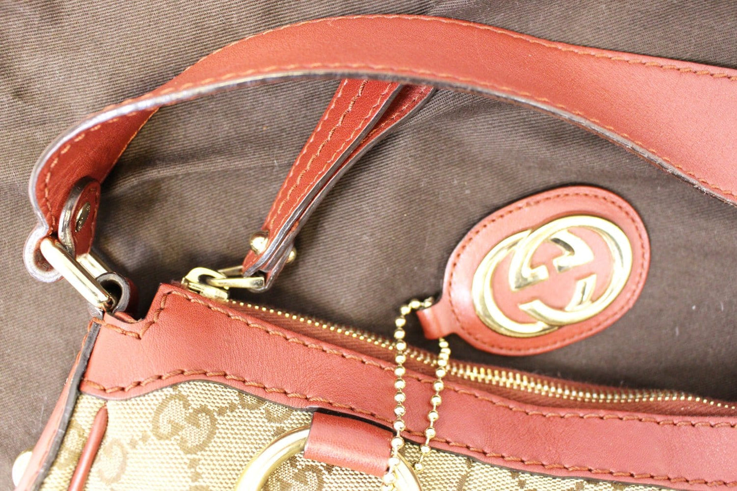 GUCCI GG Canvas Sukey Hobo Bag 232955