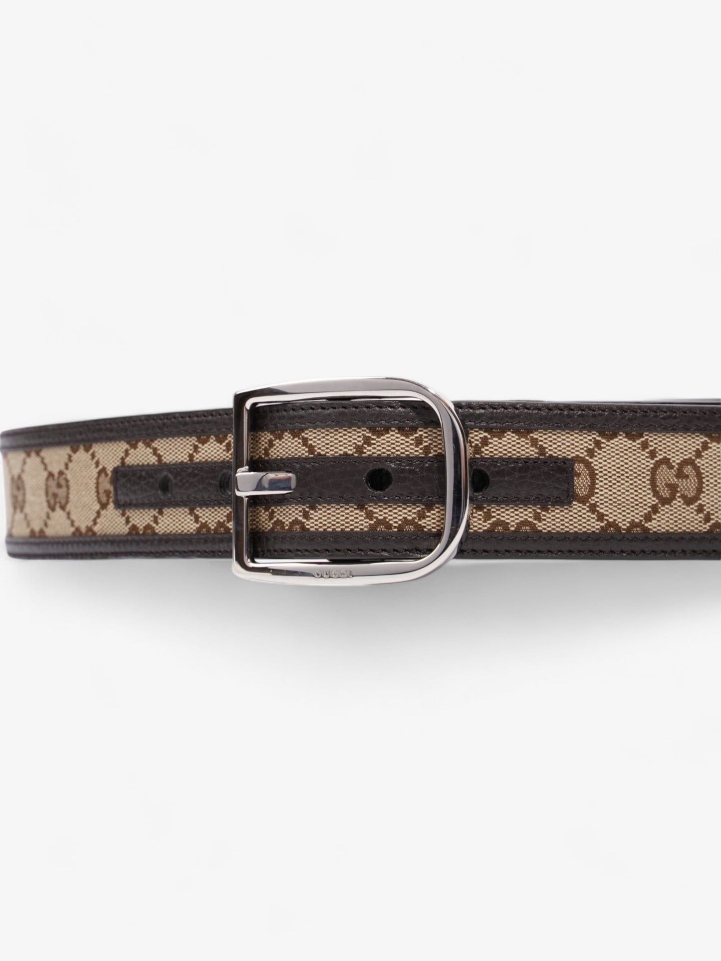 Gucci Dollar Belt GG Supreme / Black Leather 85cm / 34"