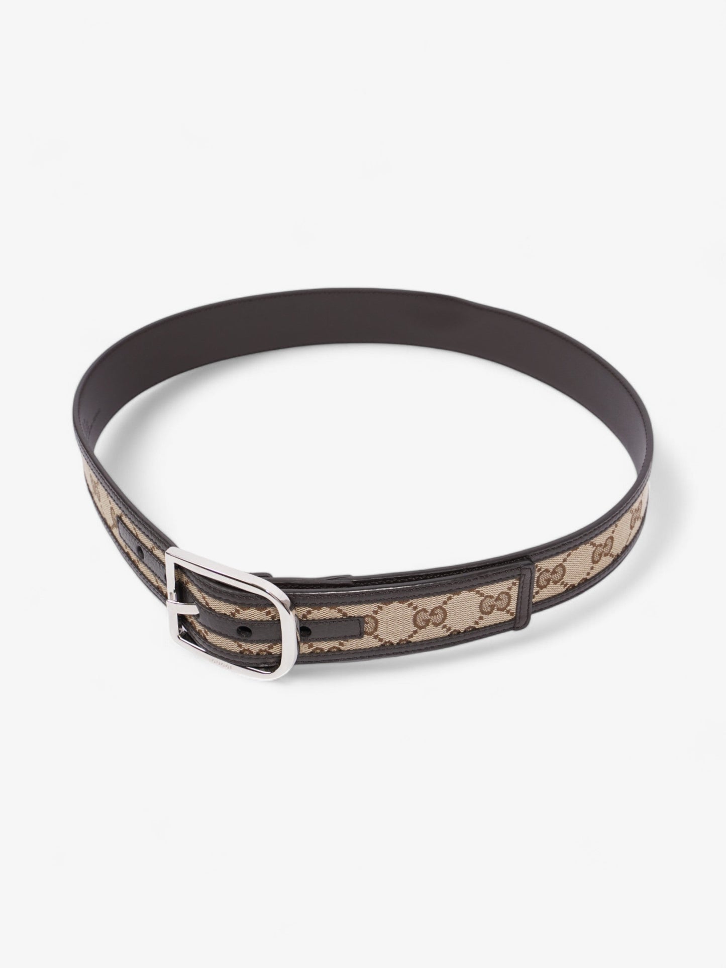 Gucci Dollar Belt GG Supreme / Black Leather 85cm / 34"