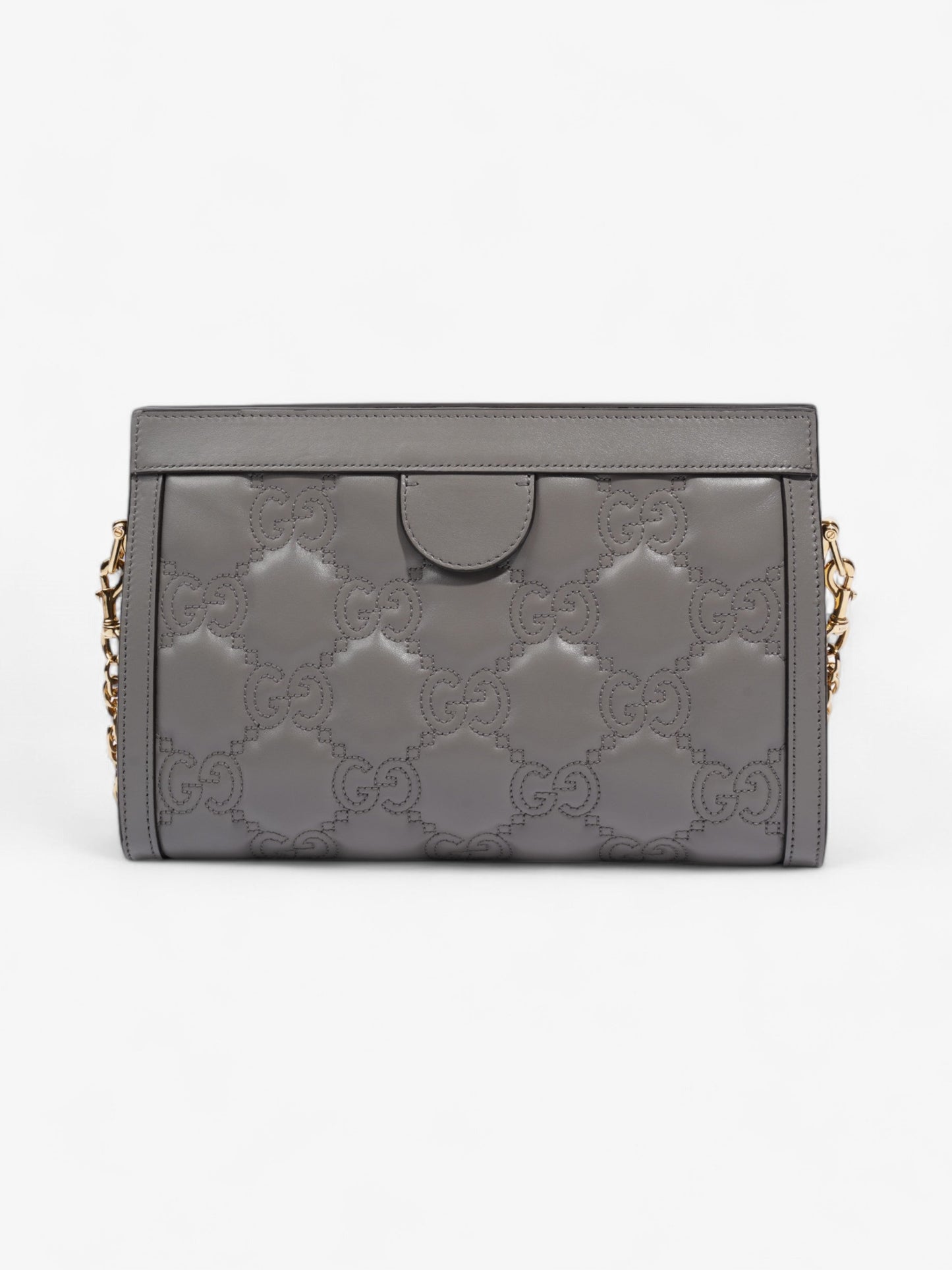 Gucci Ophidia GG GG Supreme / Grey Matelasse Leather Small