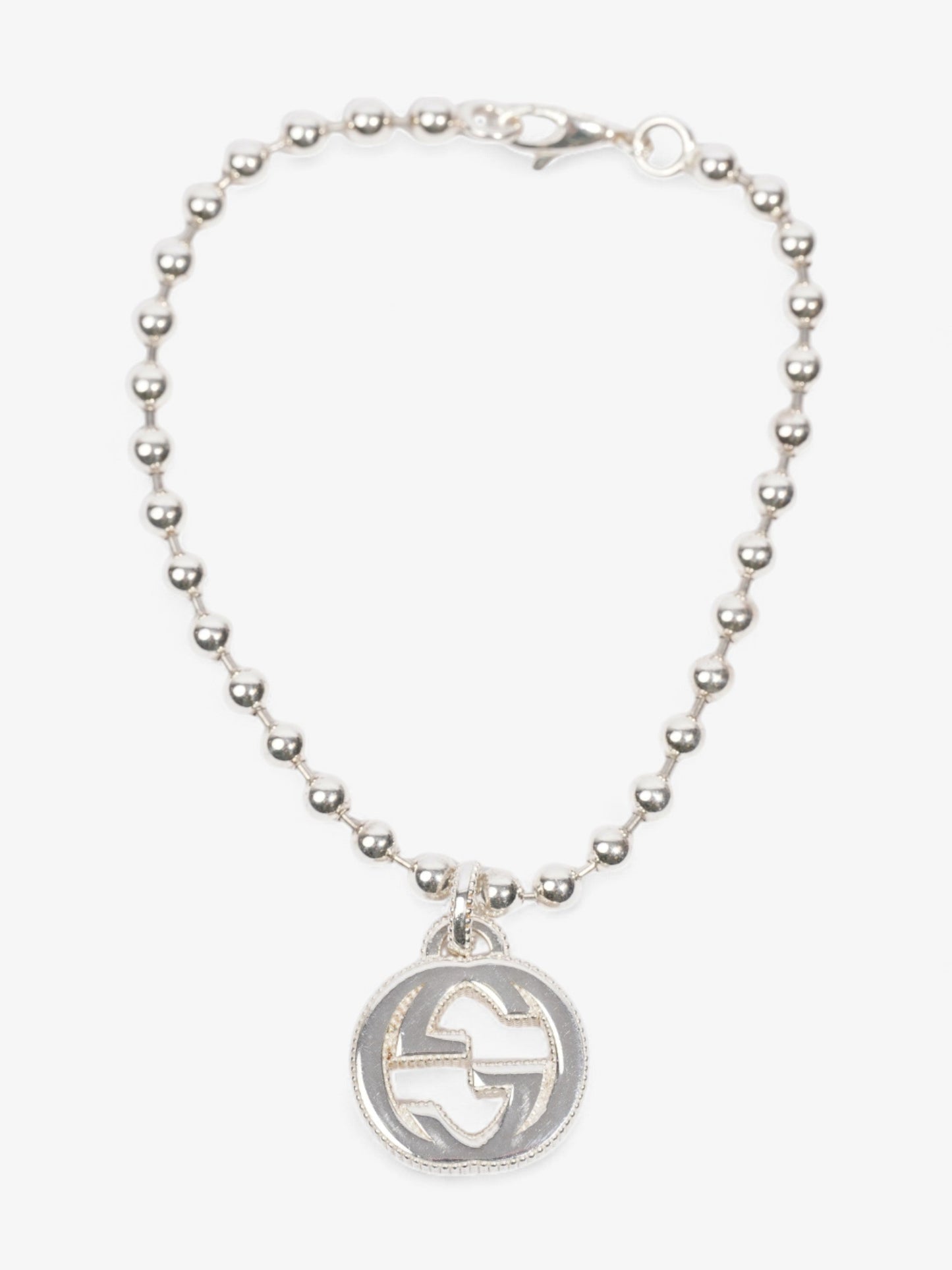 Gucci Interlocking G Bracelet Silver Silver Sterling 18