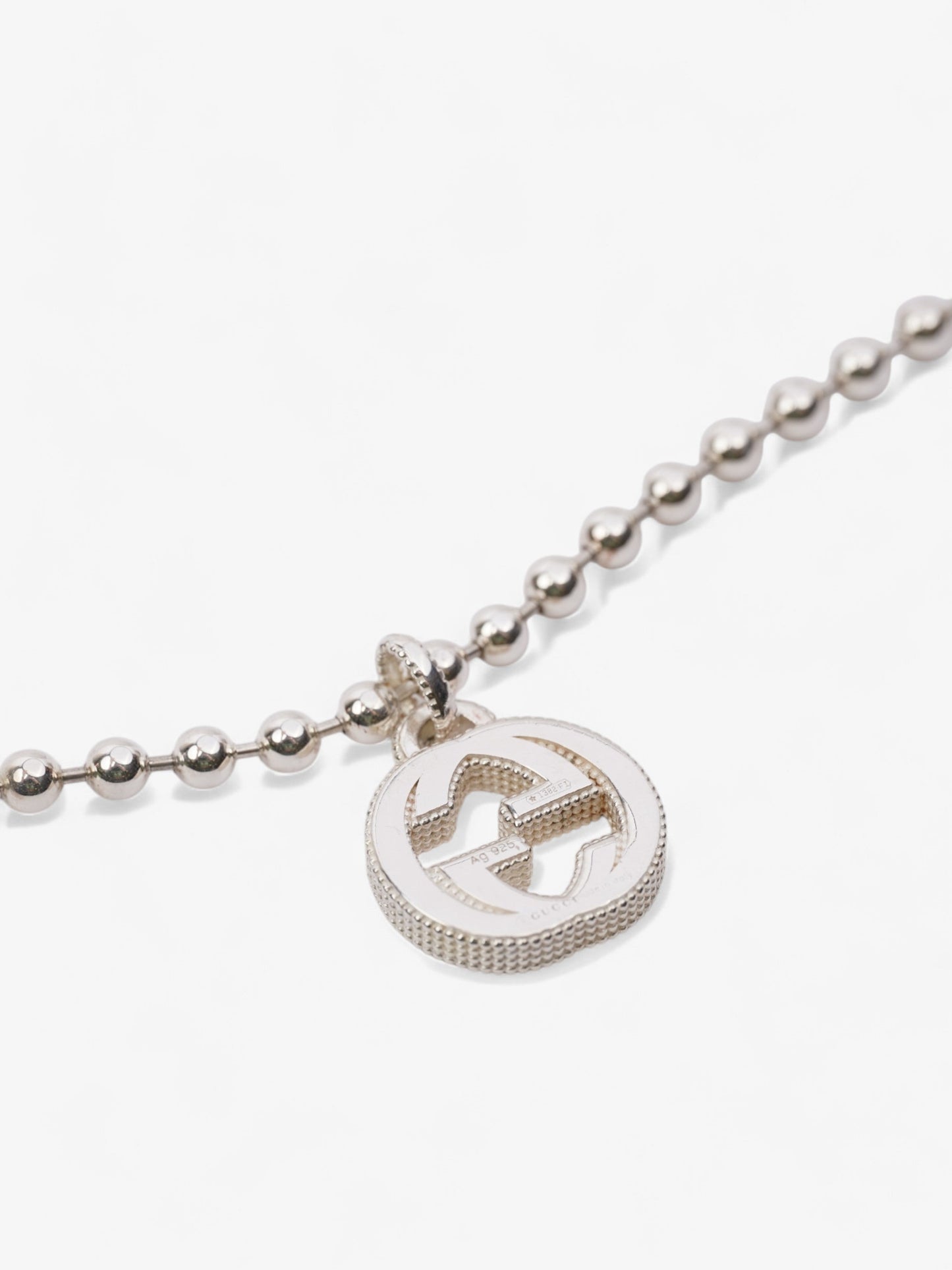 Gucci Interlocking G Bracelet Silver Silver Sterling 18