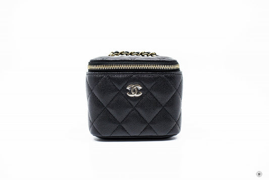 Chanel AP1340Y33352 Small Vanity Black / C3906 Caviar Shoulder Bags Pbhw