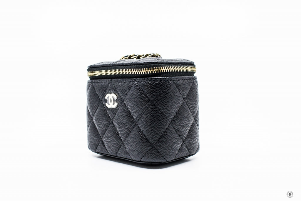 Chanel AP1340Y33352 Small Vanity Black / C3906 Caviar Shoulder Bags Pbhw
