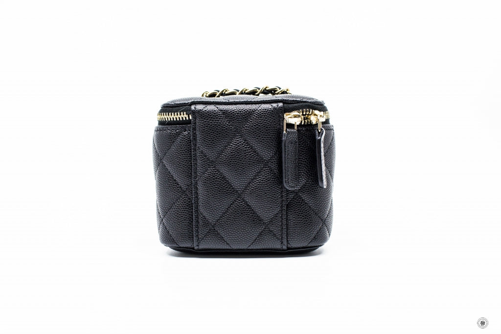 Chanel AP1340Y33352 Small Vanity Black / C3906 Caviar Shoulder Bags Pbhw
