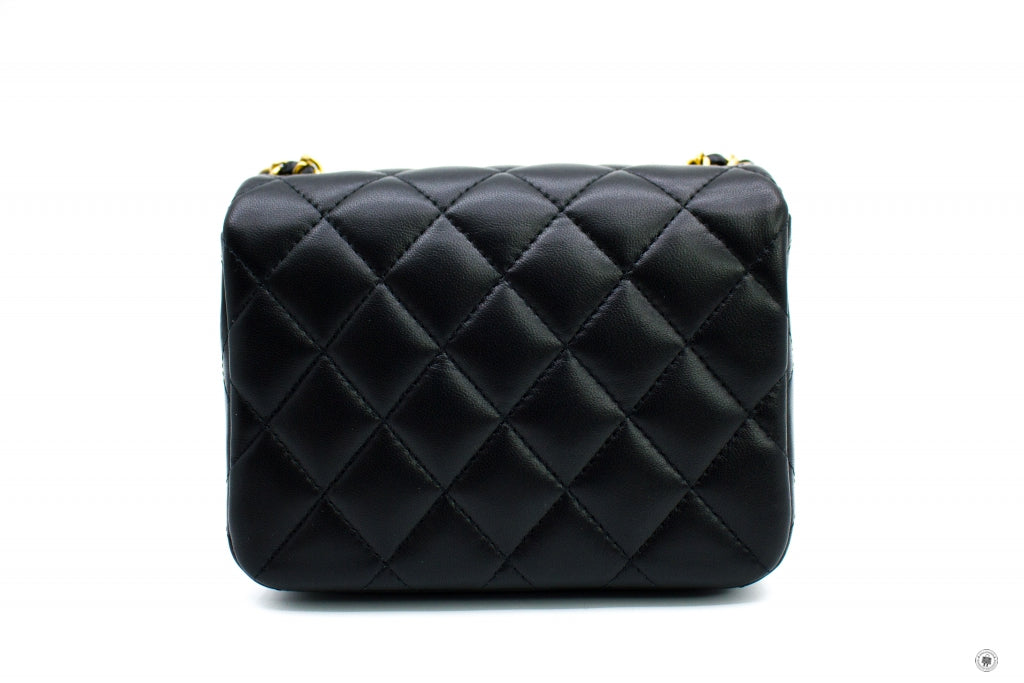 Chanel AS2599B05828 Mini Flap Bag Black / 94305 Lambskin Shoulder Bags Gbhw