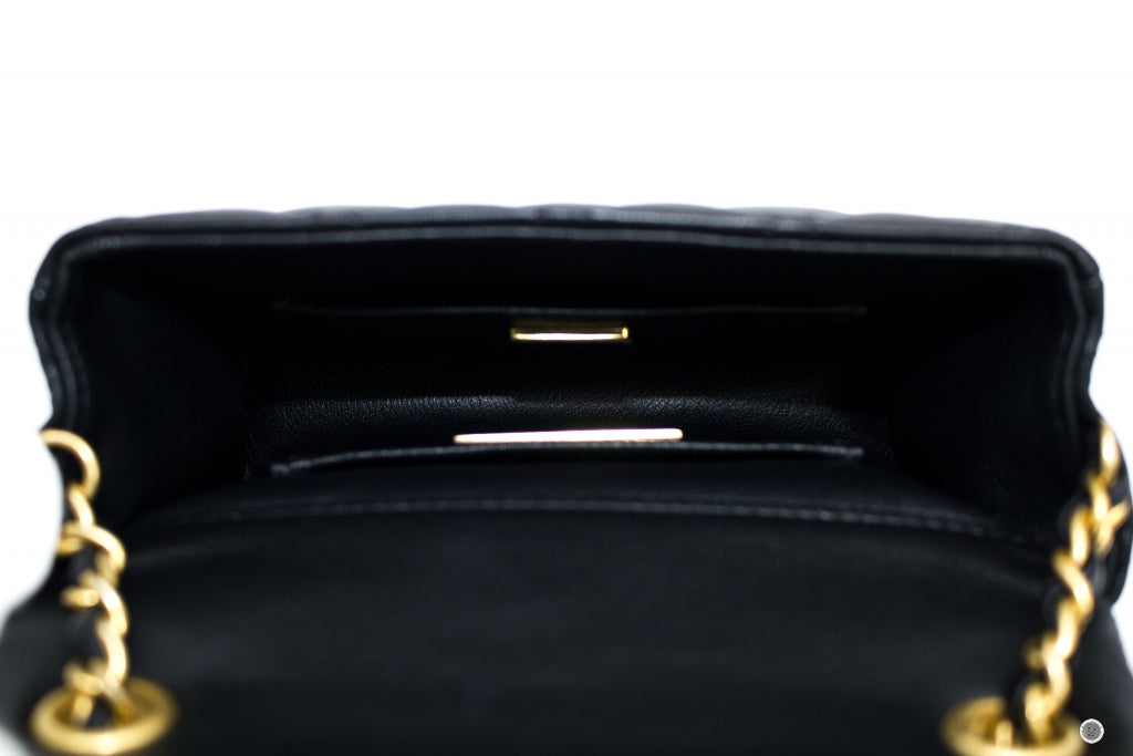 Chanel AS2599B05828 Mini Flap Bag Black / 94305 Lambskin Shoulder Bags Gbhw