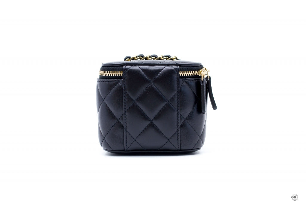 Chanel AP1340Y04059 Small Vanity Case  Black / C3906 Lambskin Shoulder Bags Ghw