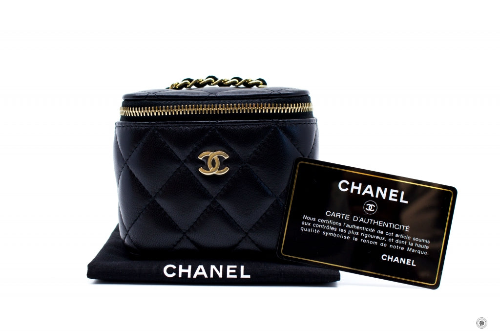 Chanel AP1340Y04059 Small Vanity Case  Black / C3906 Lambskin Shoulder Bags Ghw