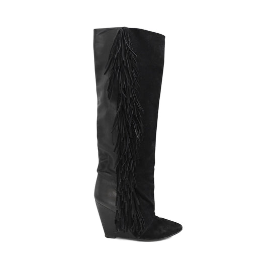 Isabel Marant 'Manly' Fringe Boots - Women's 41