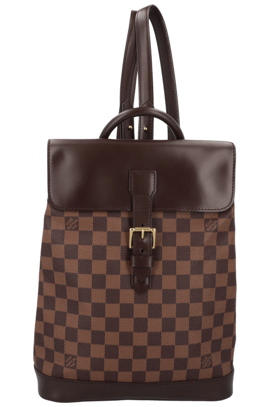 LOUIS VUITTON Soho Backpack Damier Ebene