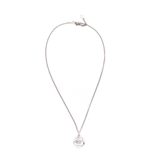 Gucci "Blind For Love" Necklace in Silver