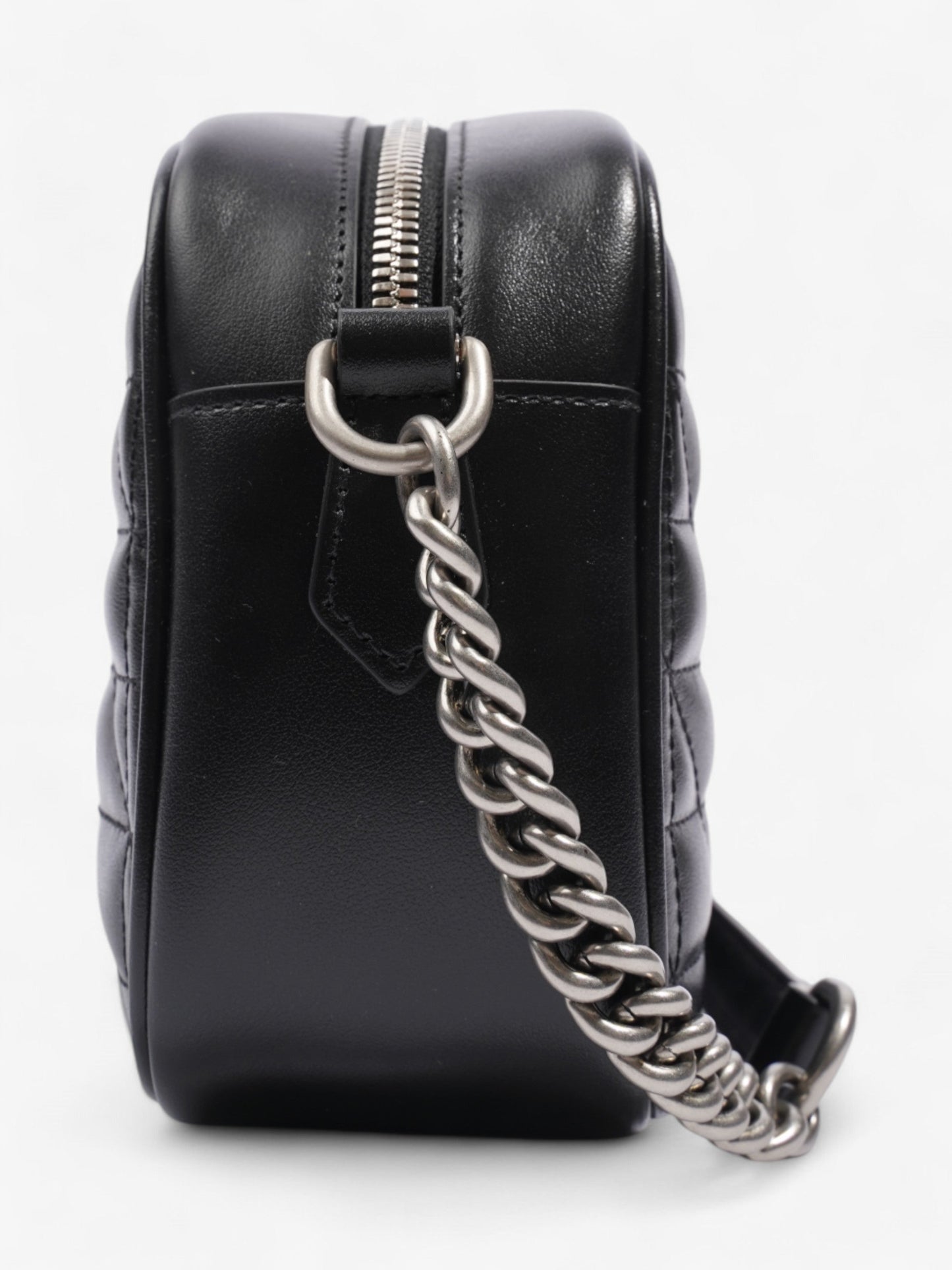 Gucci GG Marmont Black Calfskin Leather Small