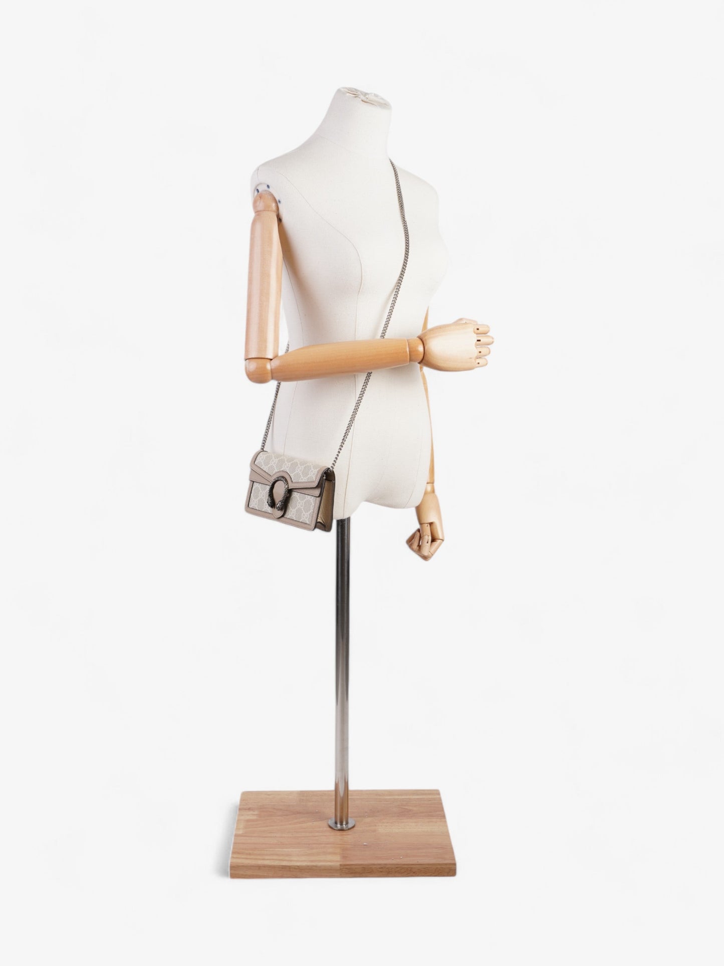 Gucci Dionysus GG Supreme / Beige Coated Canvas Super Mini